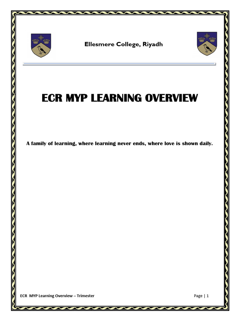 ECR Learning Overview 18-11-2024 | PDF | Educational Assessment | Knowledge
