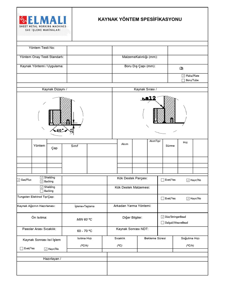 Welding Procedure Specification 4 | PDF