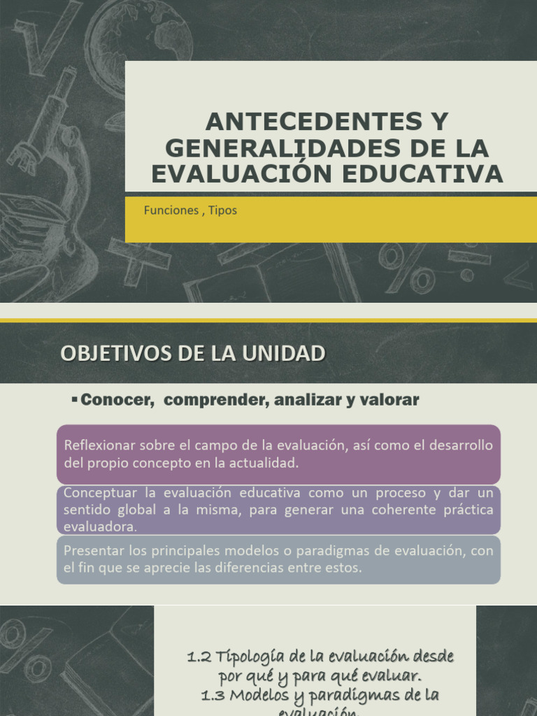 Tipos y Modelos de Evaluación Educativa | PDF | Evaluación | Aprendizaje
