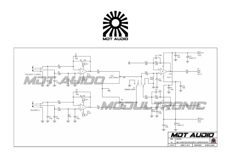 Diagrama Balance Input & Bridge Modul | PDF