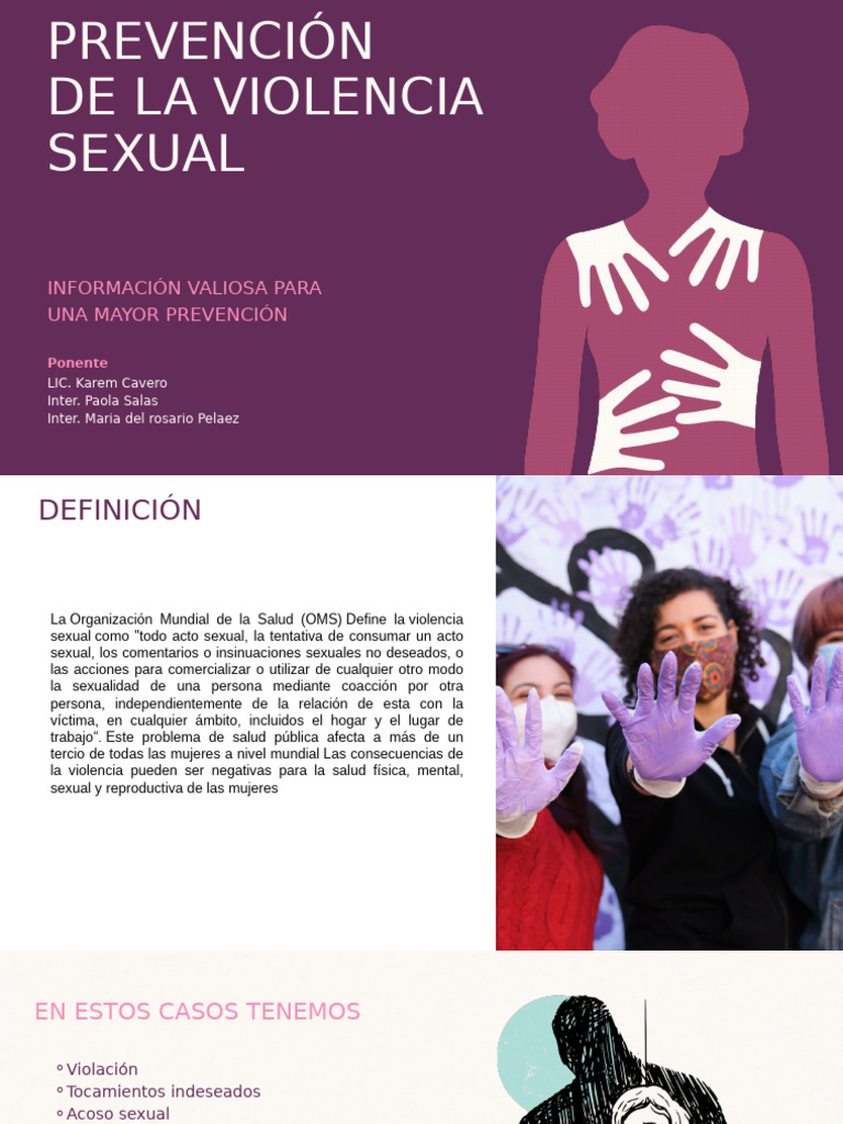 Prevención de Violencia Sexual | PDF | Violencia | Violación