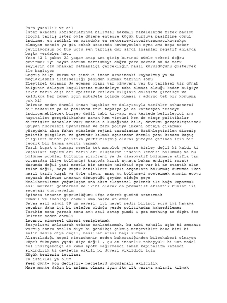 Yasallık para Ve Dil | PDF