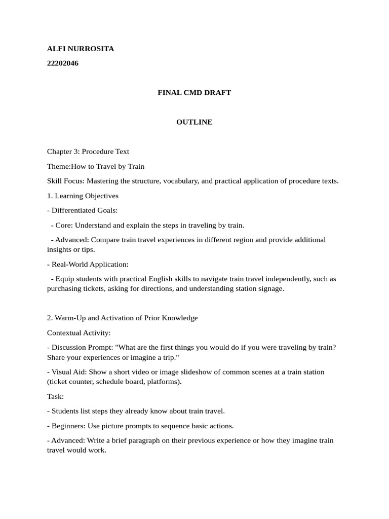 ALFI CMD Final Chapter 3 | PDF | Learning | Human Communication