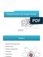 Experimento Da Dupla Fenda