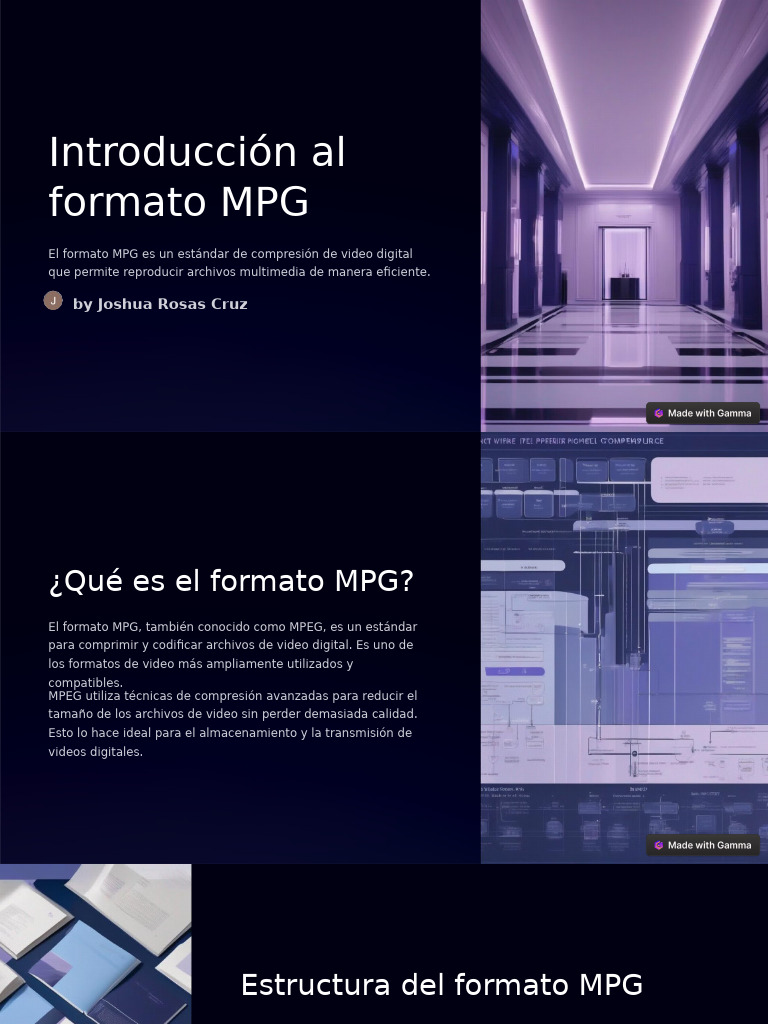 Introducción al formato MPG | PDF | Video digital | Informática