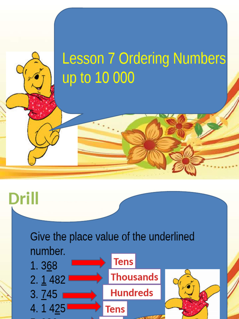 Grade 3 Ordering Numbers Lesson | PDF | Psychology | Social Psychology