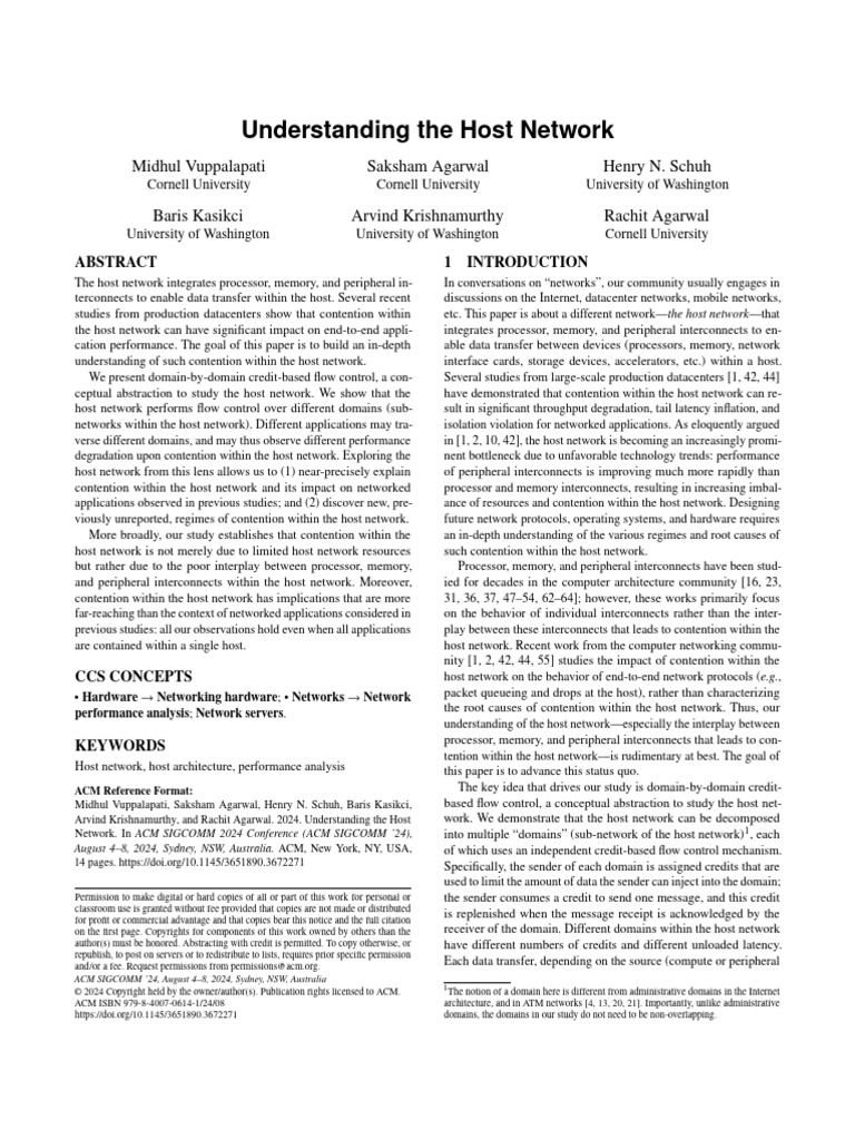 Understanding The Host Network | PDF | Computer Network | Cache (Computing)