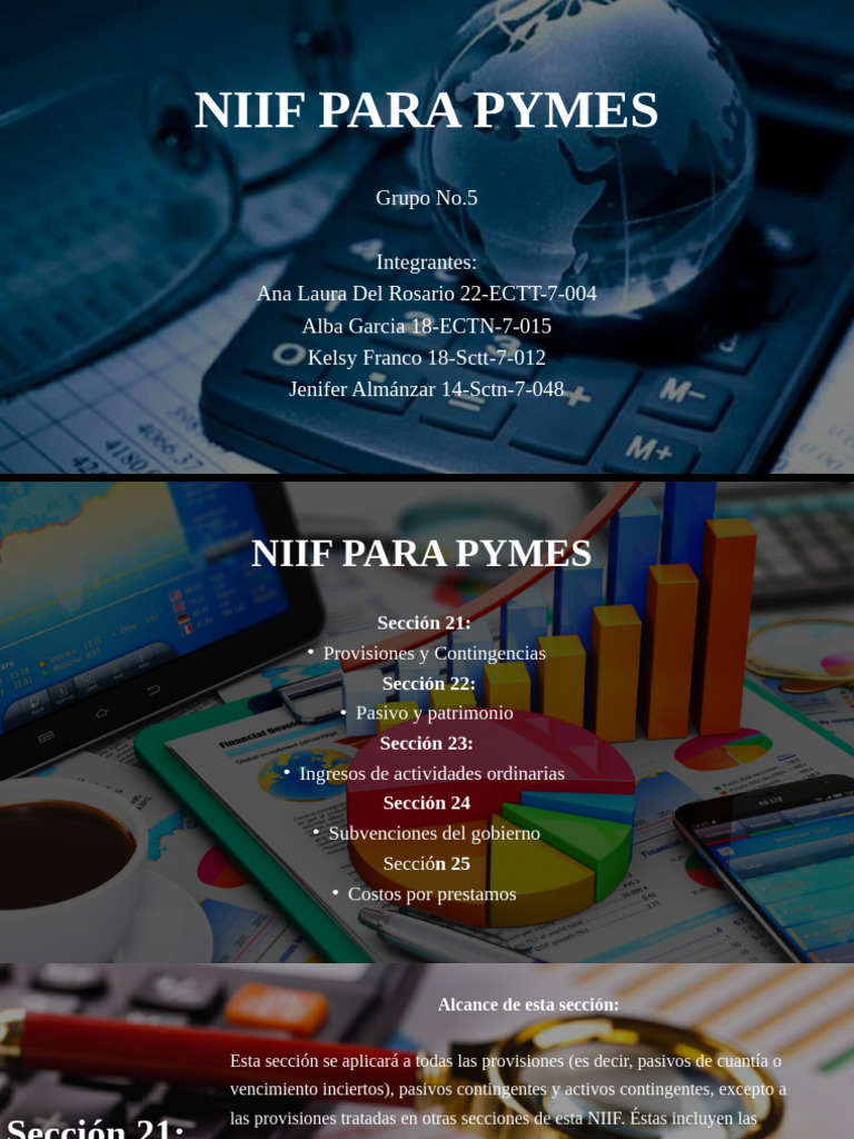 Niif para Pymes | PDF | normas internacionales de INFORMACION ...