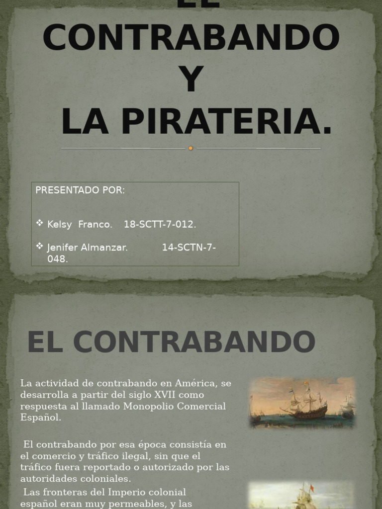 El Contrabando y La Pirateria. | PDF | Piratería | Contrabando