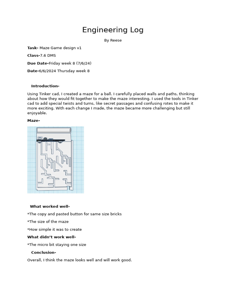 Engineering Log | PDF