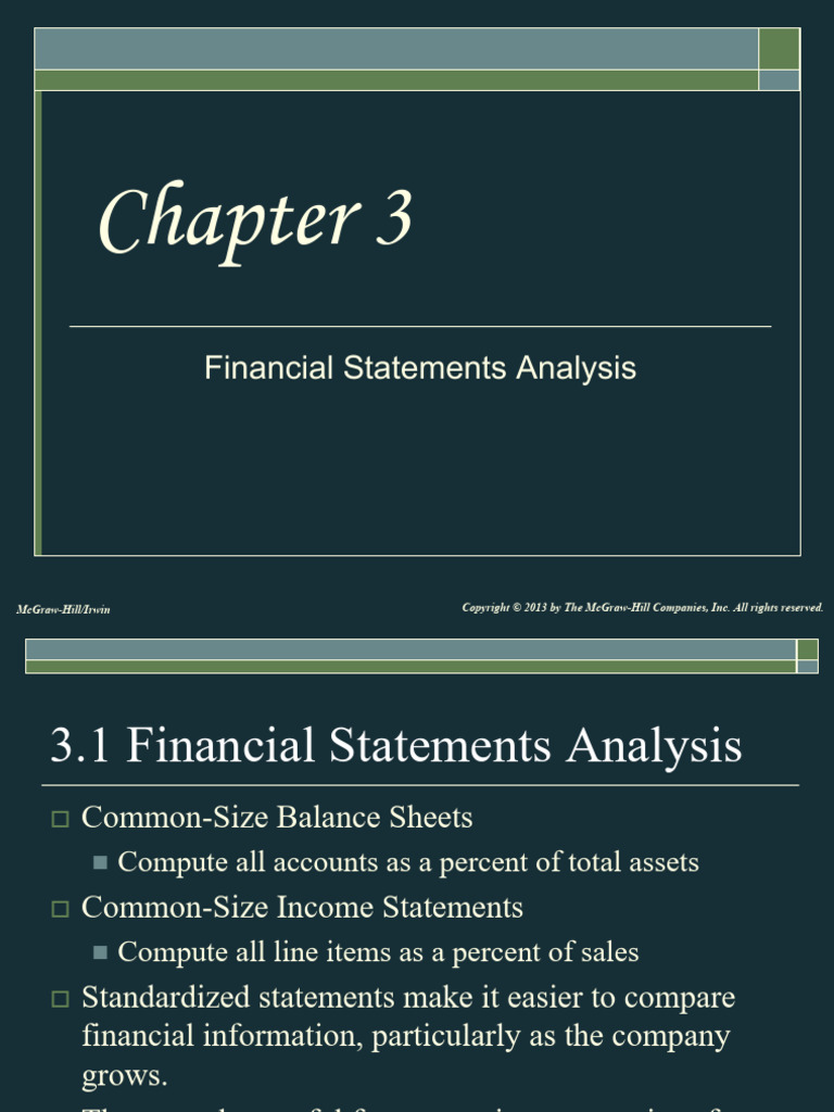 Chapter 3 Financial Ratios | PDF | Financial Ratio | Balance Sheet