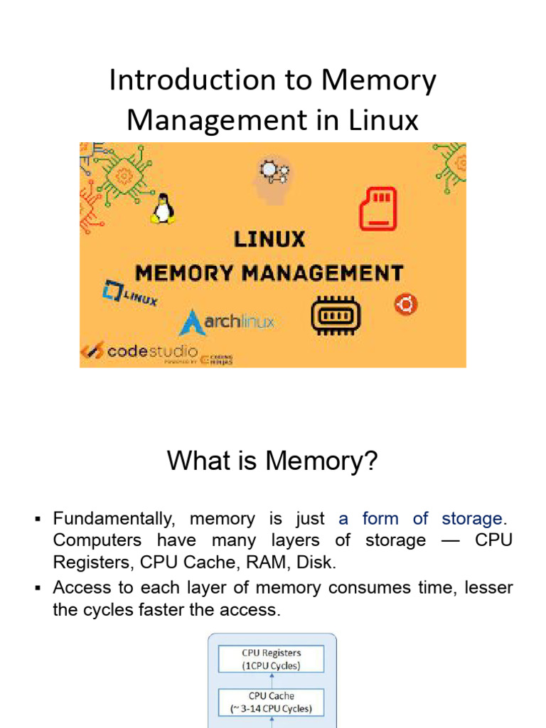Introduction To Memory Management | PDF | Computer Data Storage ...