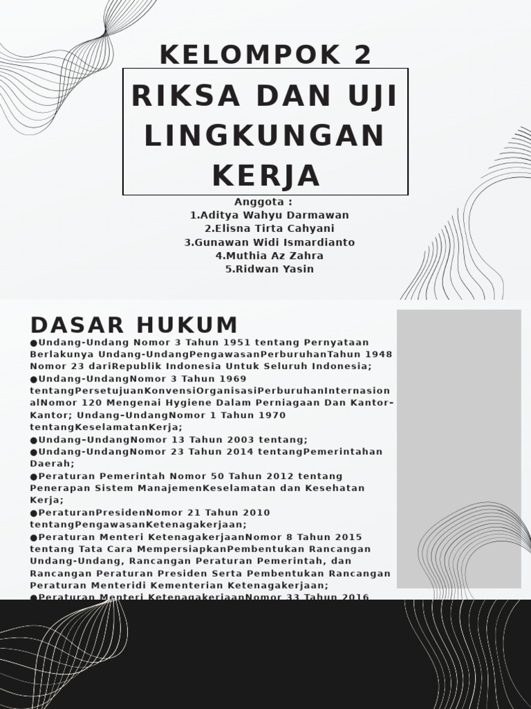 Riksa Uji K3 Lingkungan Kerja | PDF | Kesehatan Holistik | Sains ...