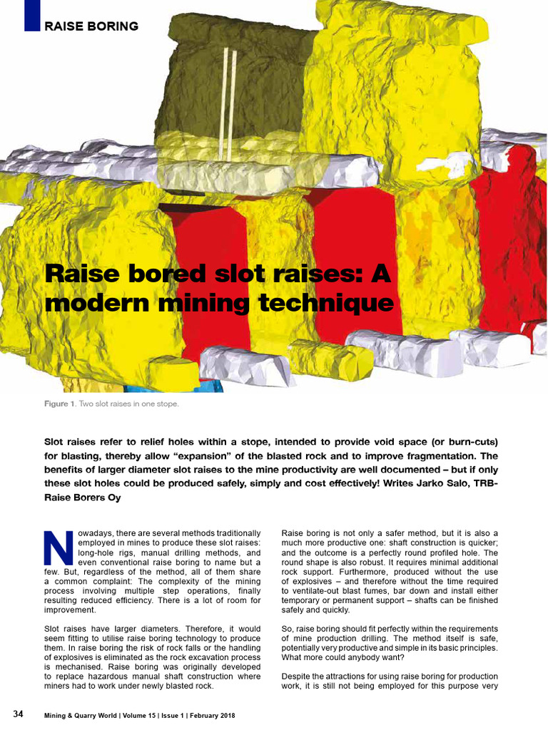 Modern Slot Raise Boring Techniques | PDF