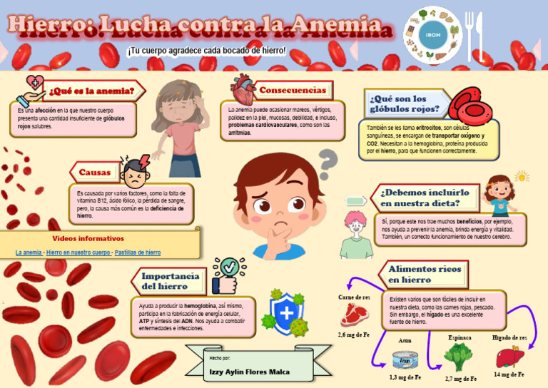 Lucha Contra la Anemia: Importancia del Hierro | PDF | Glóbulo rojo ...
