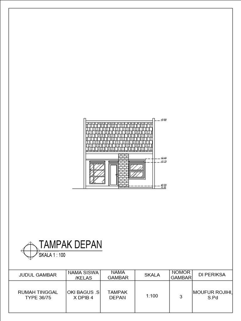Tampak Depan Model | PDF