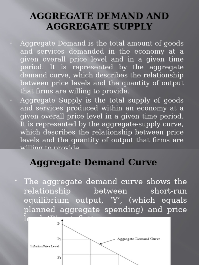 Lecture Note 6 Aggregate Demand and Aggregate Supply | PDF | Aggregate ...