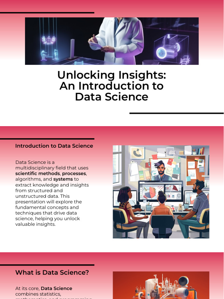 Slidesgo Unlocking Insights An Introduction To Data Science ...