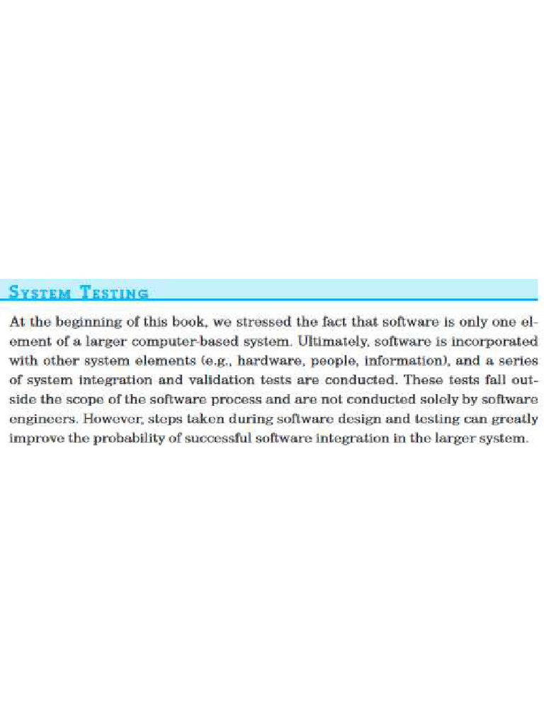 System Testing | PDF