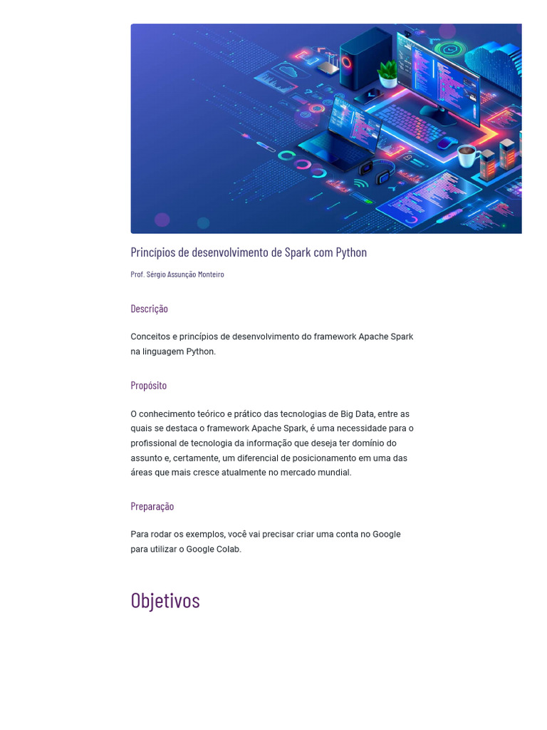 Desenvolvimento de Spark com Python | PDF | Scala (linguagem de ...