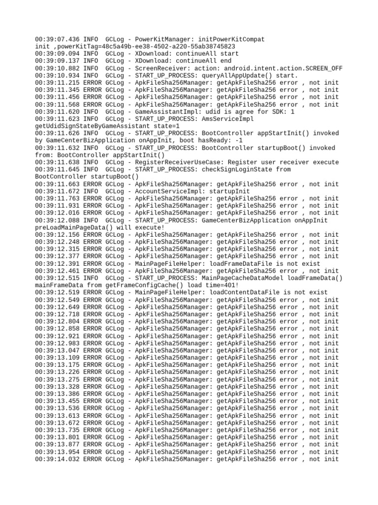 PowerKitManager Initialization Log | PDF | Internet Protocols ...