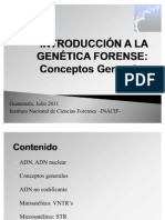 Introducción A La Genética Forense