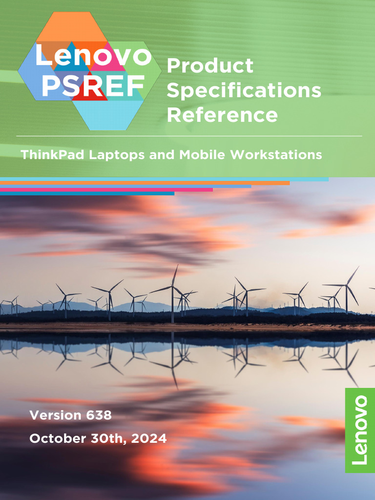 ThinkPad Laptops & Workstations Specs | PDF | Usb | Solid State Drive