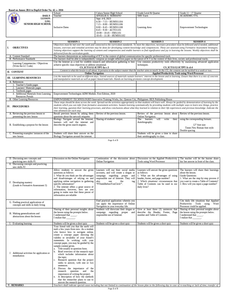 2 online navigation word pdf learning educational technology