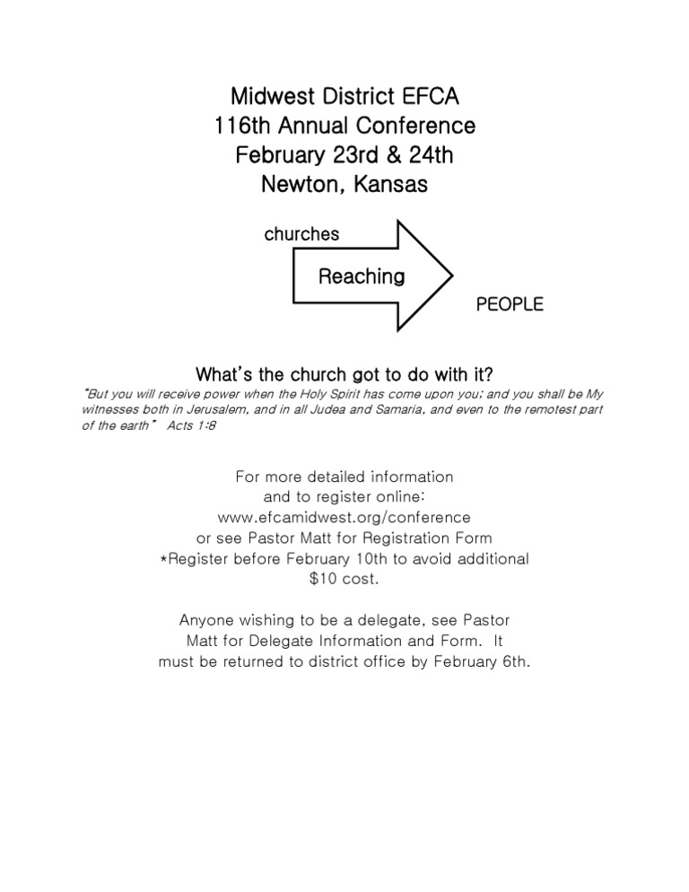 Midwest District EFCA Flyer | PDF