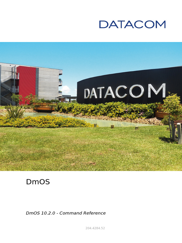 204.4284.52 - DmOS - Command Reference | PDF | Command Line Interface ...