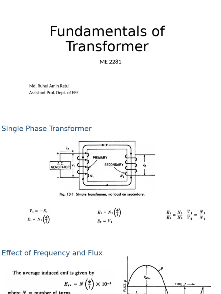 Transformer Fundamentals and Tests Guide | PDF