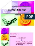 OPTIMALKAN ADVOKASI GIZI