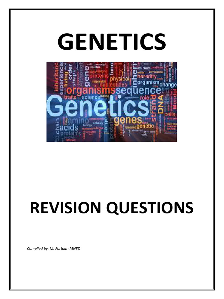 Genetics New Doc 2023 | PDF | Genetics | Dominance (Genetics)