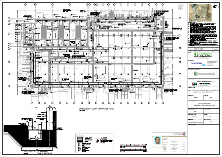 Transco: Basement Floor Drainage Plan | PDF | Building Engineering ...