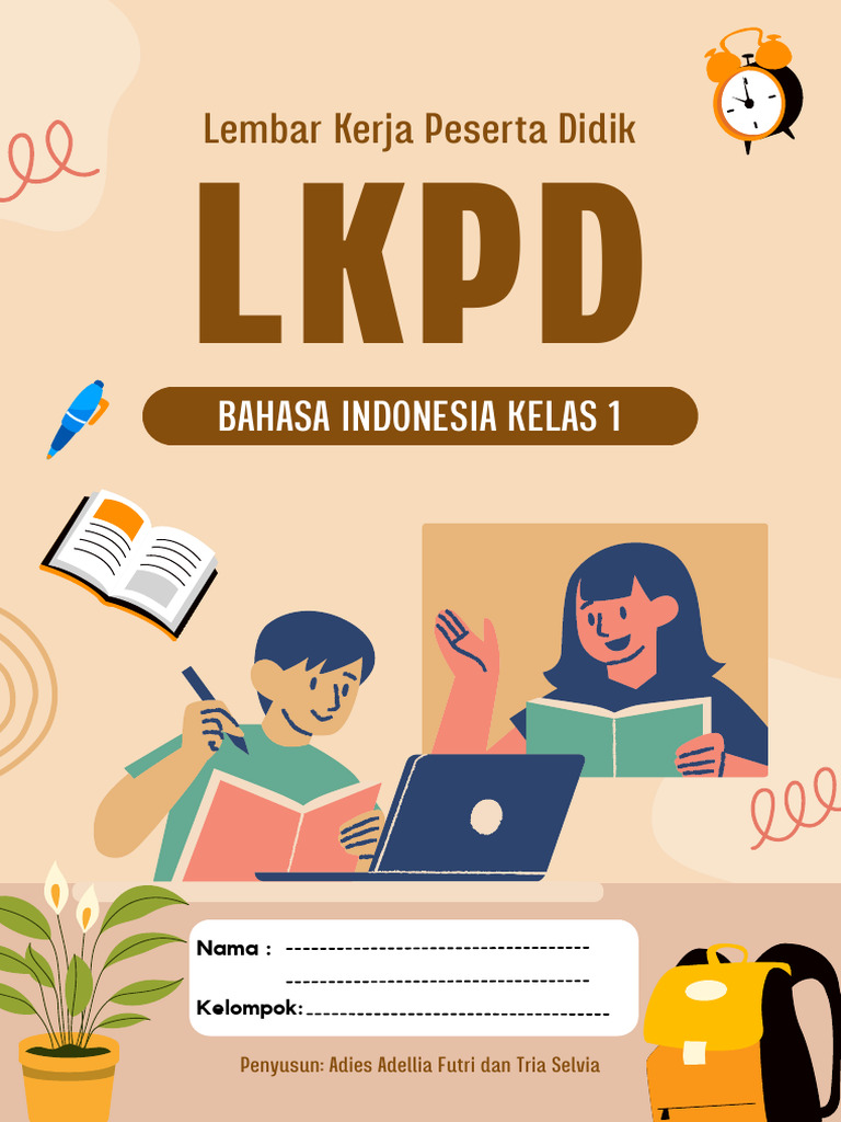Sampul LKPD Bahasa Indonesia Cokelat Dan Oranye Ilustrasi - 20241118 ...