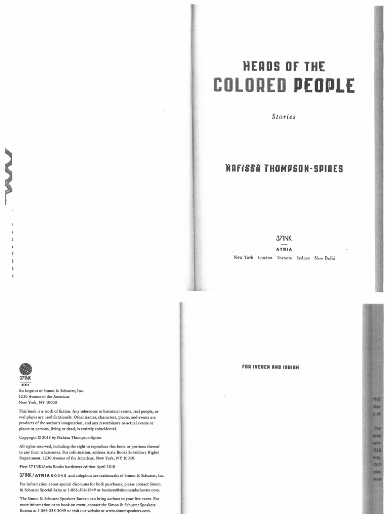 ThompsonSpires Heads of The Colored People PDF