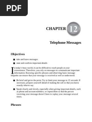 Phrases 12 For Telephone Messages_ 20230612