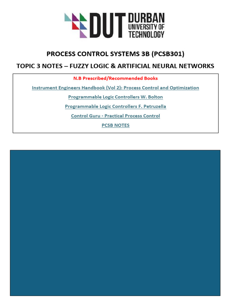 Fuzzy Logic & Neural Networks in Control | PDF | Artificial Neural ...
