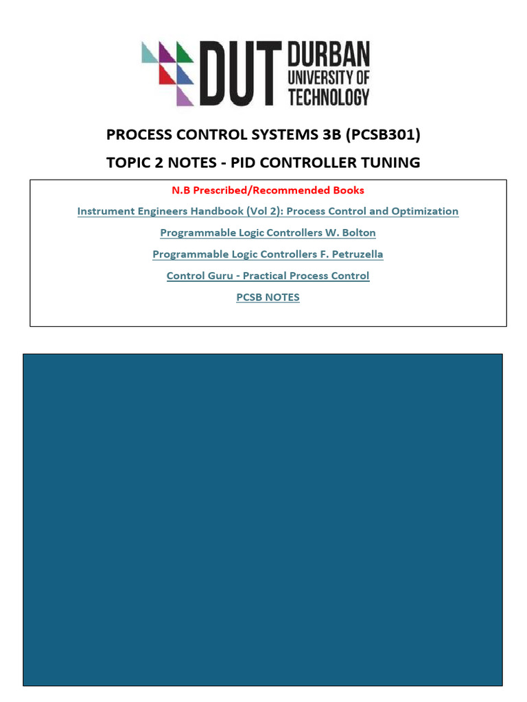 PID Controller Tuning Overview | PDF | Control Theory | Mechanics