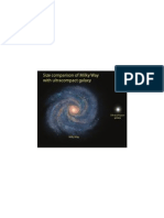 Size Comparison of Milky Way With Ultracompact Galaxy