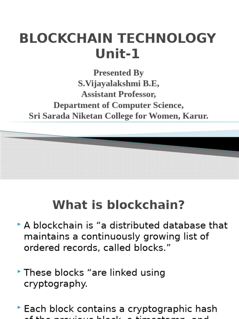 Blockchain Technology - Origin of Blockchain - Blockchain Solution ...
