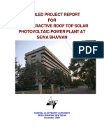 Dpr Rooftop Solar Project Report