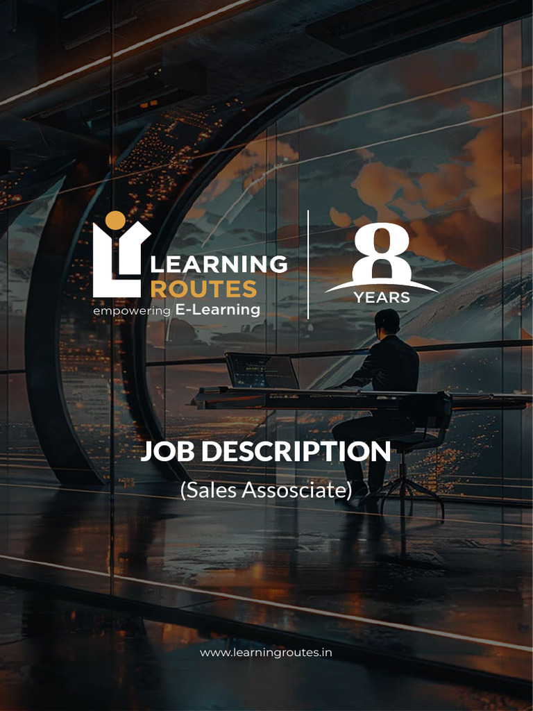 Sales Associate Job Description at Learning Routes | PDF | Educational ...