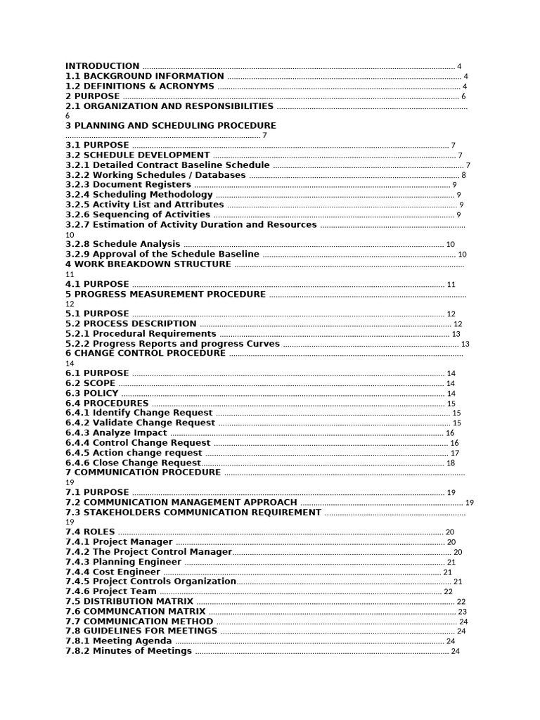 Project Management Procedures Guide | PDF | Project Management | Invoice