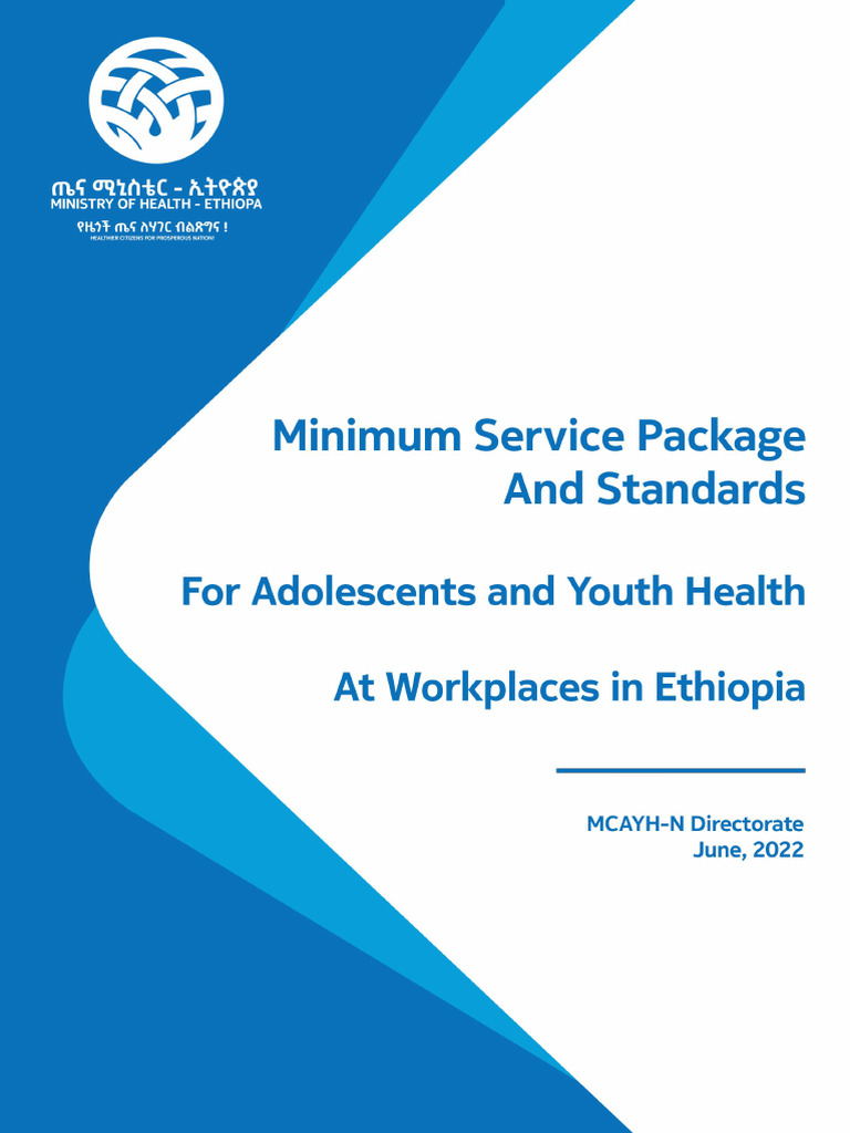 Ethiopia's Youth Health Strategy Overview | PDF | Cost Of Living ...