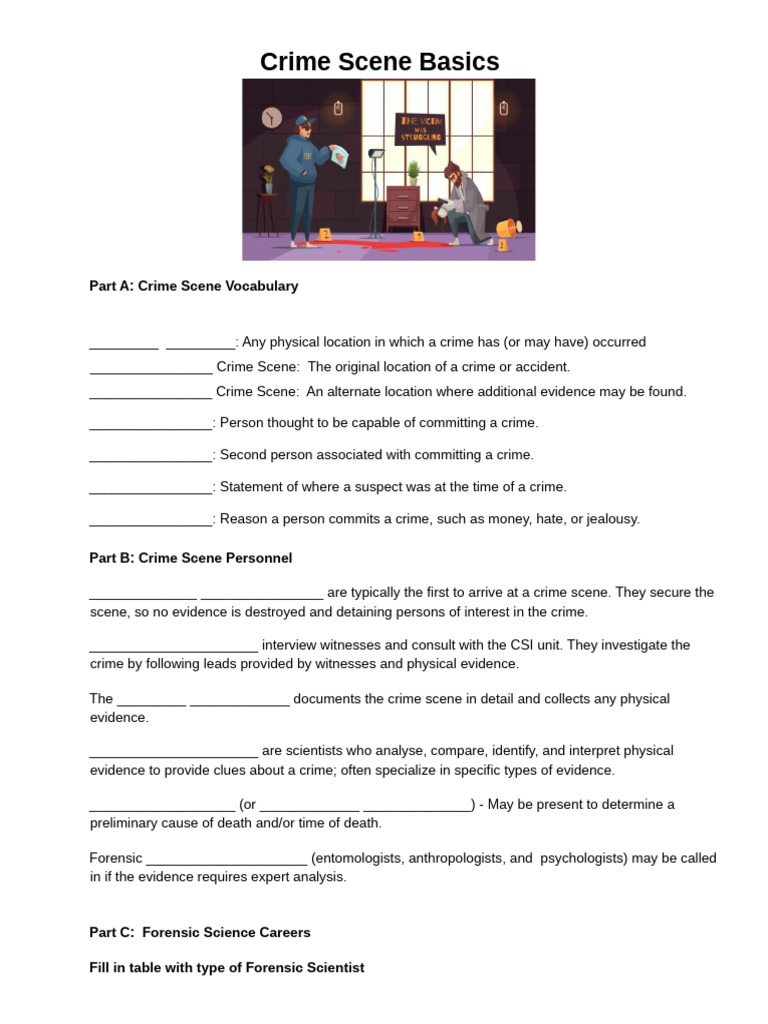 Crime Scene Investigation Essentials | PDF | Crime Scene | Forensic Science