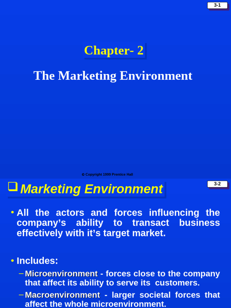 Ch-2 MKTG Environment | PDF | Marketing | Economies