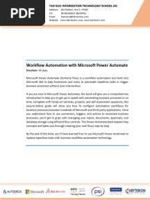 Workflow Automation With Microsoft Power Automate