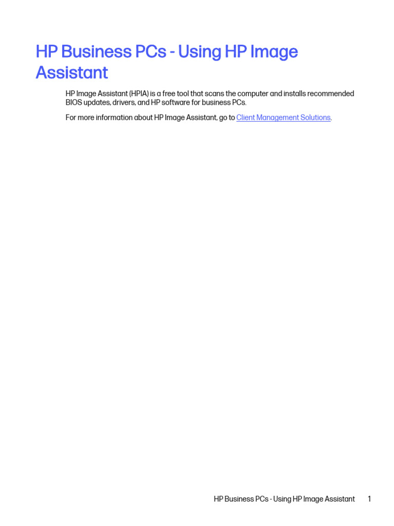 Hp Image Assistant.exe