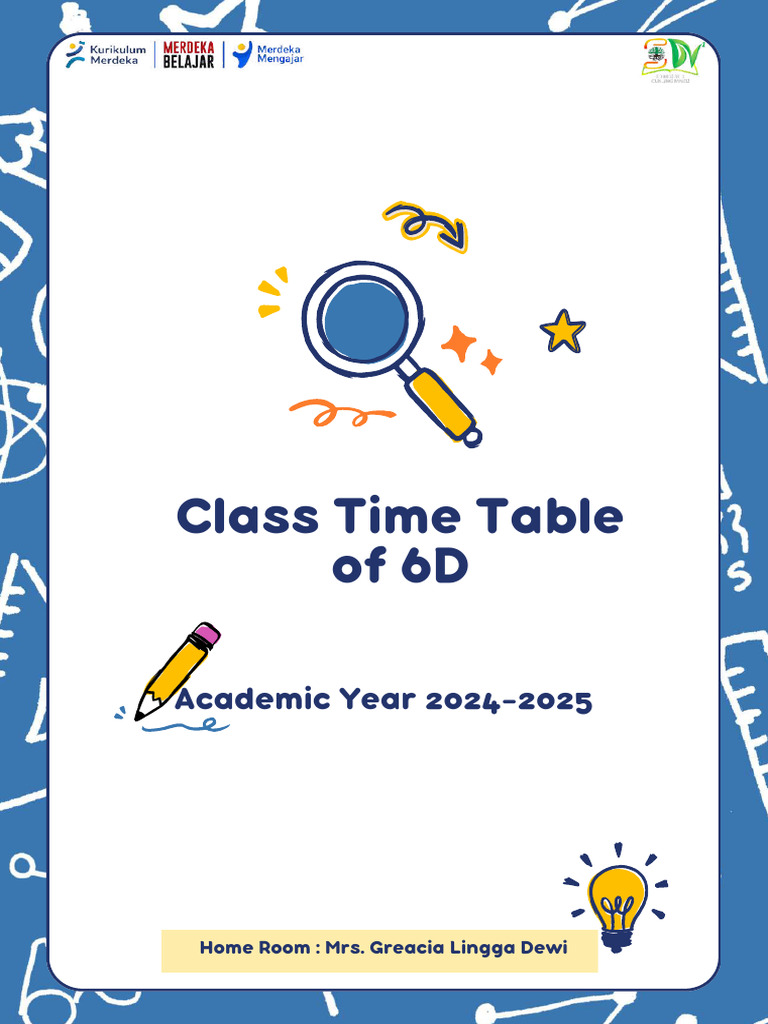 class-time-table-6d-pdf